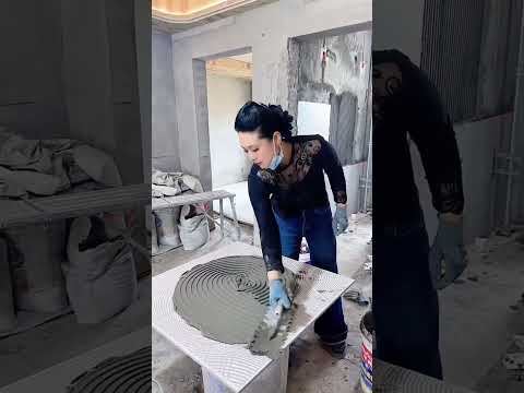 Tile installation P8763#shorts thumbnail