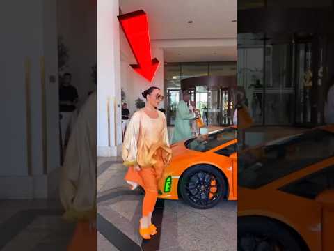 A Rainha Dos SUPERCARROS Do Qatar 😱 #shorts thumbnail