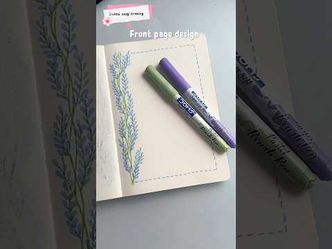 Front page design?✨#shorts #art #drawing #youtubeshorts thumbnail