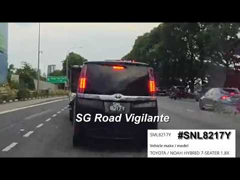 4may2026 aye phv #SML8217Y toyota noah rear ended lorry after changing lane thumbnail