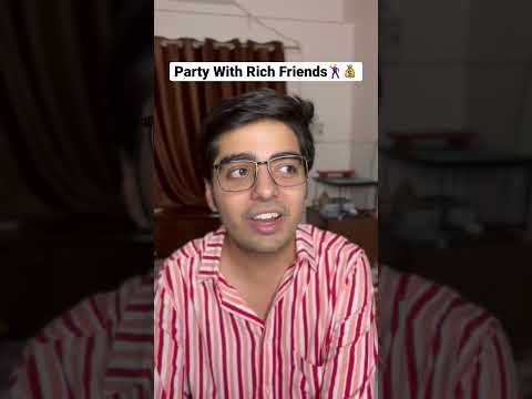 Party With Rich Friends 💰🕺अमीर दोस्तों के साथ पार्टी 🥲 #nitinadvani #relatable #shorts thumbnail