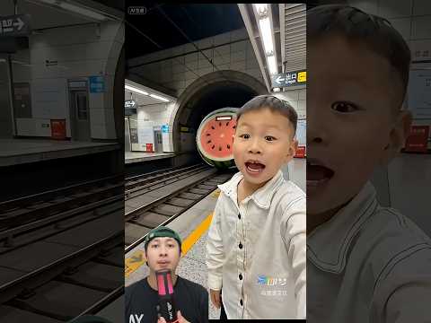 AYO NAIK KERETA API MELON RAKSASA‼️🤯😱@DrMixStories #remix #dubbing #trending thumbnail