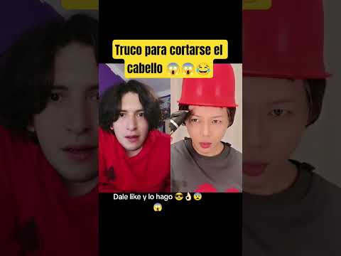 Truco para cortarse el cabello 😱😂😂 - Hey Crispin #humor thumbnail