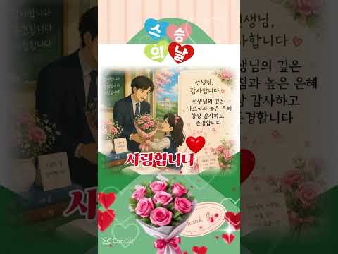 스승의 날 선생님 감사합니다. 존경합니다.사랑합니다.♡ thumbnail