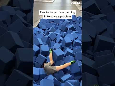 Why is my son flailing so funny? ? #kids #trampoline #fails #funny #shorts thumbnail