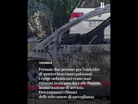 La strage dei braccianti pakistani: fermate due persone thumbnail