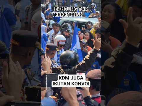 Gubernur Jawa Barat Dedi Mulyadi turut serta ikut merayakan Pawai Juara Persib Bandung #persib #kdm thumbnail