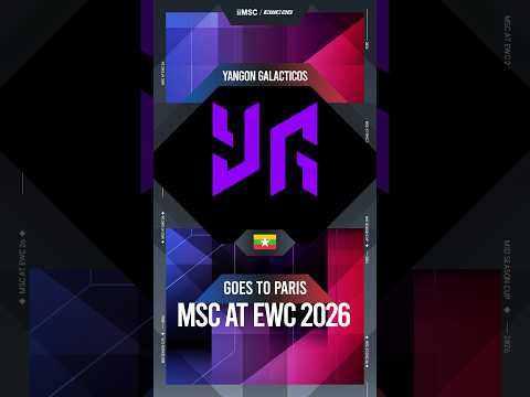 🇲🇲 Yangon Galacticos goes to Paris! ✈️🇫🇷#MSCatEWC26 #MLBBEsports #RoadToParis thumbnail