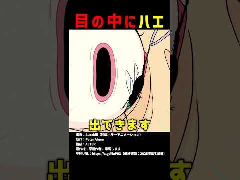 目の中にハエ #shorts thumbnail