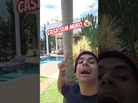 Como é morar em uma casa SEM MURO 🤡 #shorts thumbnail
