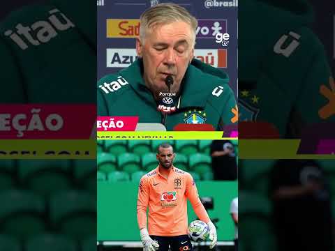 ANCELOTTI EXPLICA A CONVOCAÇÃO DE WEVERTON NO LUGAR DE HUGO SOUZA | #shorts thumbnail