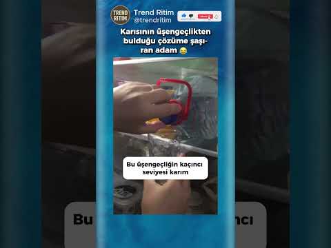 Üşengeçlikten Bulduğu Çözümü Gösteren Kadın 😂😁 thumbnail