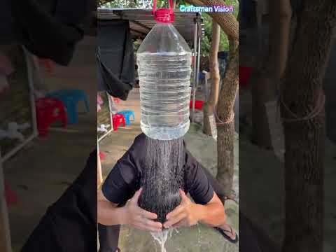 التحكم في رذاذ الشامبو باستخدام مفتاح مصنوع من زجاجة بلاستيكية thumbnail