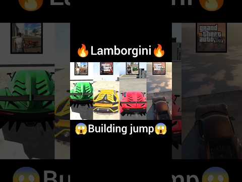 Lamborghini Jumps From Buildings Jump INDIAN BIKE DRIVING 3D ibd3d vs gt5 in All Indian GTA Games ? thumbnail