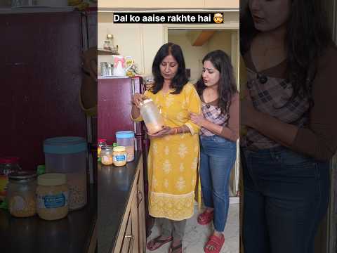 "6 in 1 dal dispenser dilaya mummy ko." 🤩😲🤯 #relatable #trending #shorts thumbnail