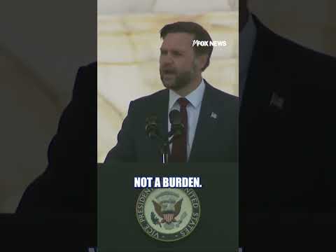 WATCH: VP Vance delivers powerful tribute honoring fallen heroes #shorts #usa #politics thumbnail