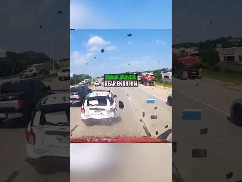 Corrupt cop brake checks 18 wheeler thumbnail