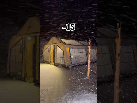 -15 Derecede Karda Sıcak Çadır Kampı thumbnail