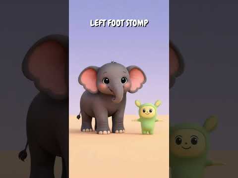 Stomp Stomp Asian Elephant Song 🐘 with Bestie #nurseryrhymes #kidslearning #chuchutv #kidssongs thumbnail