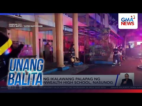 Bahagi ng ika-2 palapag ng Commonwealth HS, nasunog | Unang Hirit thumbnail