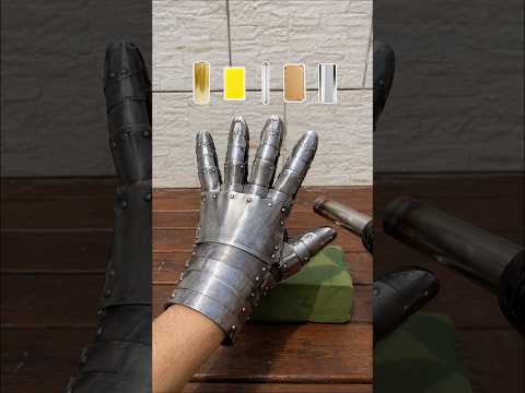 Cuál material eliges para proteger tu mano del fuego? 🔥☠️ thumbnail