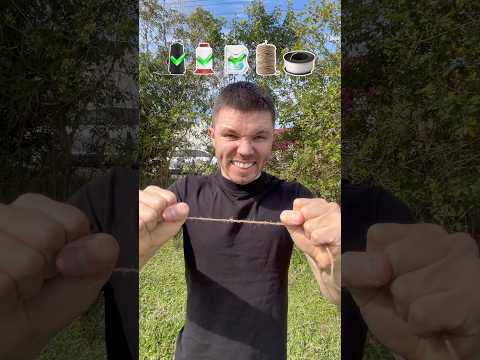 Cuál hilo es más resistente!! 💪😱 thumbnail