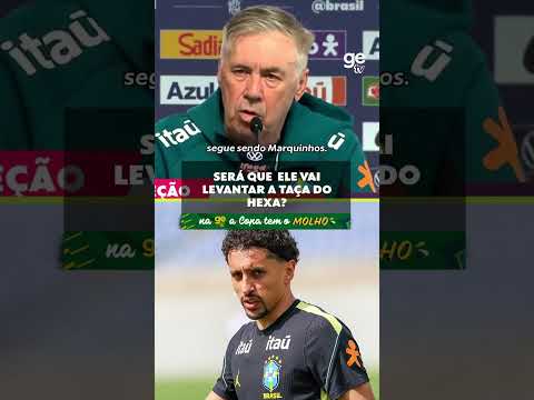 ANCELOTTI CONFIRMA MARQUINHOS COMO CAPITÃO DA SELEÇÃO | #shorts thumbnail