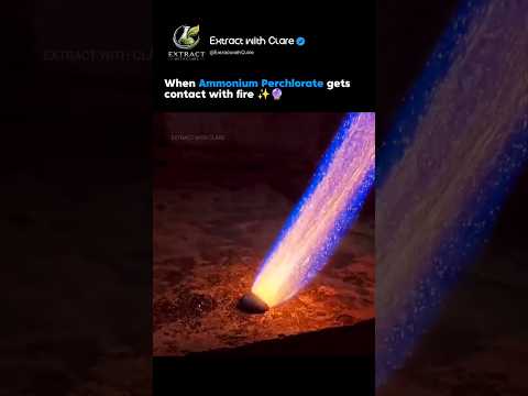 This Chemical Ignites Like a Rocket Fuel! 🚀🔥 | Ammonium Perchlorate Reaction thumbnail