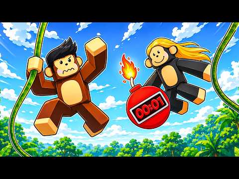 On a joué à CHAT avec des BOMBES en étant des SINGES dans Monkey Bomb Tag ! thumbnail