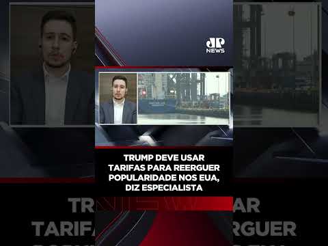 Trump deve usar tarifas para reerguer popularidade nos EUA, diz especialista #Shorts thumbnail