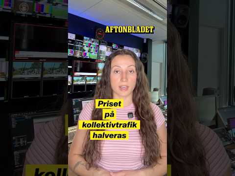 Priset på kollektivtrafik halveras thumbnail