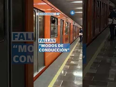 Desalojan tren de Línea 3 del Metro CDMX por falla en conducción #shorts thumbnail
