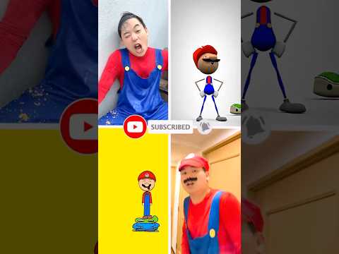 It's me Mario REAL LIFE MEME...?? #shorts #humor #mario thumbnail