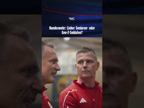 Bundeswehr: Lieber Senioren- oder Gen-Z-Soldaten? | heute-show #shorts thumbnail