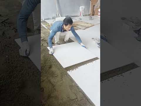 Tile installation P8761#shorts thumbnail