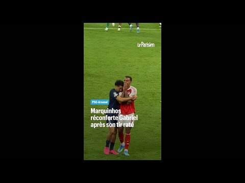 PSG-Arsenal : Marquinhos réconforte Gabriel après son tir au but raté thumbnail