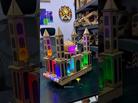 Miniatur pawai takbir meriah #kreatif #takbir #lebaran #masjid #lucu thumbnail