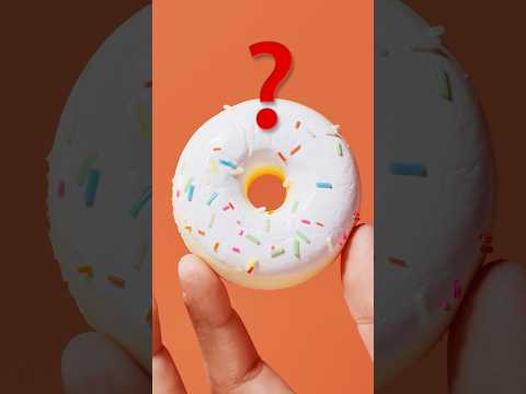 What shape is a donut 🍩?! Yummy Snack Lessons! #shorts thumbnail