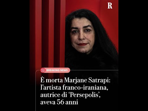 È morta MARJANE SATRAPI: l'artista franco-iraniana aveva 56 anni thumbnail