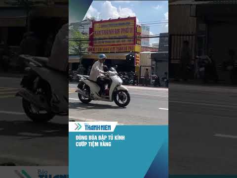 Nhóm cướp dùng búa đập tủ kính tiệm vàng sa lưới sau 24 giờ #shorts thumbnail