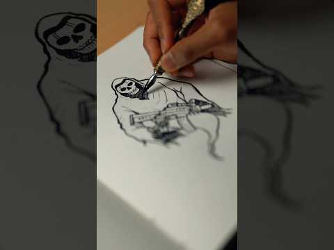 [ASMR ] Drawing Ghost (COD) As a Ghost thumbnail