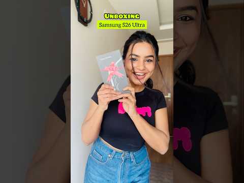 Unboxing Pre-birthday Gift ? #crafteraditi #unboxing #S26ultra #shorts #birthdaygift @CrafterAditi thumbnail