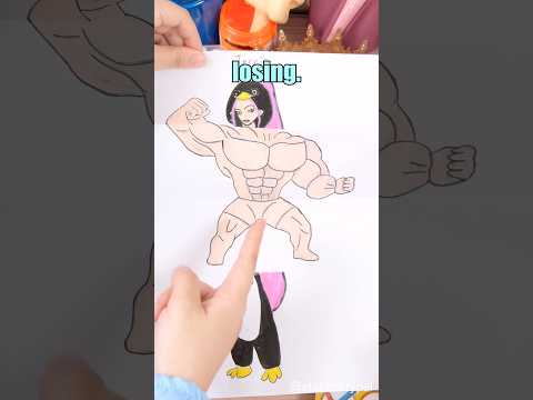 Muscle Gugugaga Mira vs Cute Gugugaga Mira!!! 😎 #shorts thumbnail