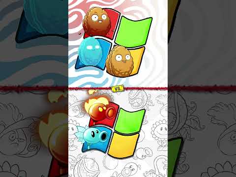 Windows Trend with Nuts and Peas #pvz #plantsvszombies thumbnail