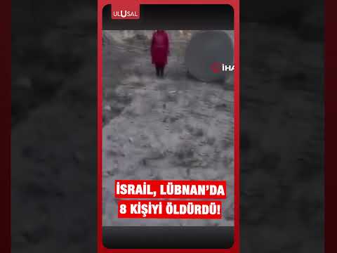 İsrail'in Lübnan'a yönelik saldırısında 8 kişi öldü! 19 kişi yaralandı! #shorts thumbnail