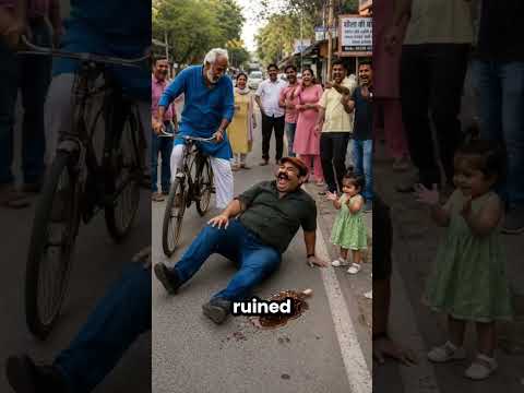 This Fat Man Broke The Grandfather’s Bicycle ?? thumbnail