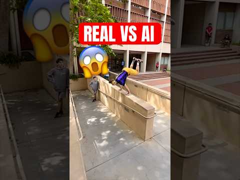 REAL VS AI 😂 thumbnail