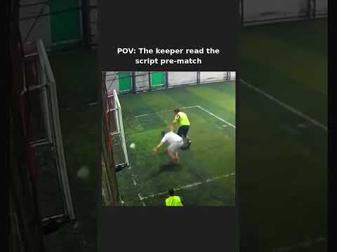Keeper's game plan 😅 Subscribe for more! #shorts thumbnail