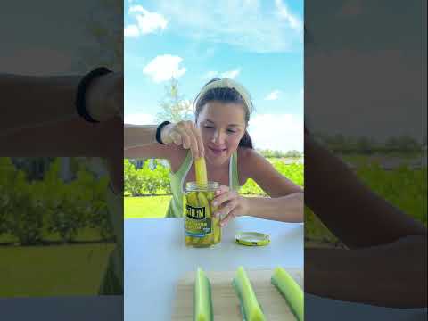 She SWAPPED my GUMMY for a SOUR PICKLE! 🥒🥴 thumbnail