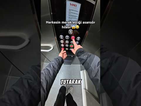 Herkesin merak ettiği asansör hilesini buldum 😂😱 #shorts #keşfet #reels #tiktok #viral #fyp #kurye thumbnail